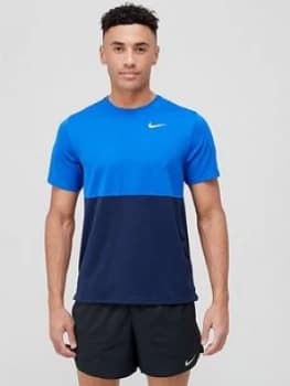 Nike Running Breathe T-Shirt - Navy