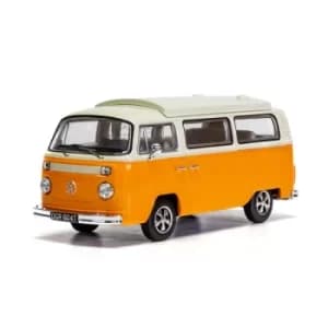 Corgi Volkswagen Type 2 Bay Window Devon New Moonraker Marino Yellow and Pastel White Diecast Model