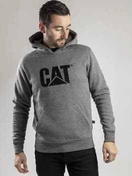 Caterpillar Cat Workwear Trademark Overhead Hoodie - Grey
