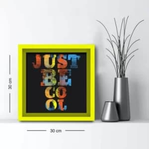 3030AHS-067 Multicolor Decorative Framed MDF Painting