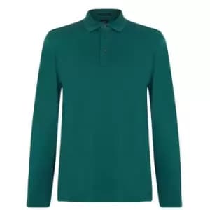 Boss T-Parker Long Sleeve Polo Shirt - Green