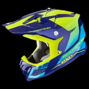 Scorpion Vx-22 Air Attis Blue-Neon Yellow M