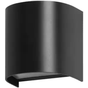 Forlight Lighting - Forlight Foix Outdoor Up Down Wall Lamp Black, Tinted, IP65