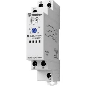 Finder 80.41.0.240.0000 TDR Monofunctional Time range: 0.1 s - 20 h 1 change-over