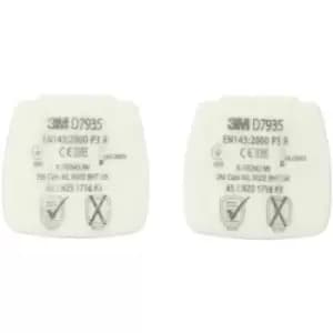 3M 3M Secure Click particle insertion filter D7935 P3 R. D7935 4 pc(s)