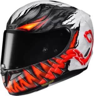 HJC RPHA 11 Anti Venom Marvel Helmet, black-white-red, Size 2XL, black-white-red, Size 2XL