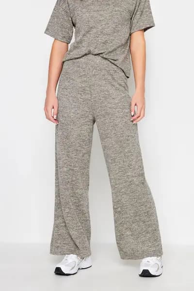 PixieGirl Petite Wide Leg Trousers Grey