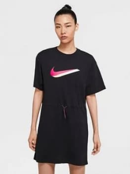 Nike Nsw Icon Clash Dress (Curve) - Black