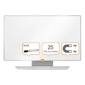 Nobo Widescreen 32" Enamel Magnetic Whiteboard