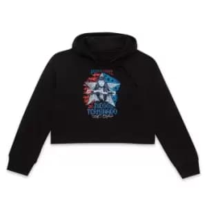 Marvel Dr Strange Juego Terminado Womens Cropped Hoodie - Black - L