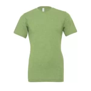 Bella + Canvas Adults Unisex Heather CVC T-Shirt (L) (Heather Green)
