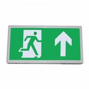 Hi-Spec IP20 5W universal LED Emergency Exit Box Fitting Up Arrow