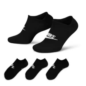 Nike Nsw Everyday Essential No Show, Black/White, size: S, Unisex, Socks, DX5075-010