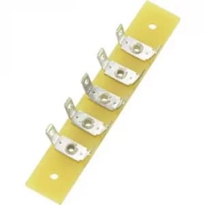 TRU COMPONENTS PCB terminal strip single-row Total number of pins 5 Epoxide (L x W x H) 59 x 10 x 1.6mm