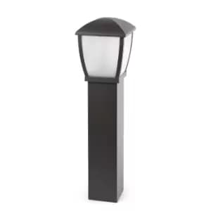 Wilma 1 Light Outdoor Bollard Light Dark Grey IP44, E27