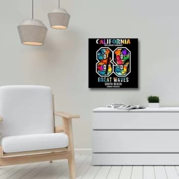 45452019C - 006 Multicolor Decorative Canvas Painting