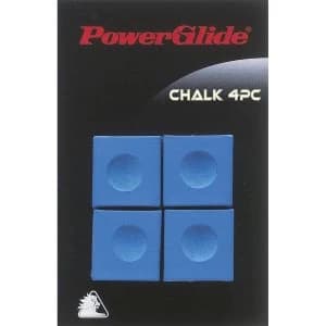 Powerglide Snooker Chalk 4 Pack