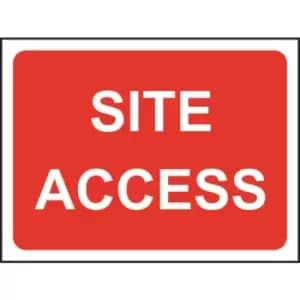 600 X 450MM Temporary Sign & Frame - Site Access