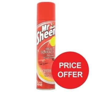 Mr Sheen Original 4 in 1 Multi Surface Aerosol Spray Furniture Polish