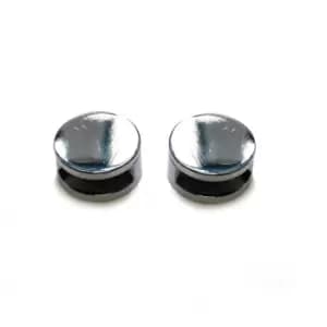 Fixing Element for Glass and Mirrors Chrome - Pack of 10