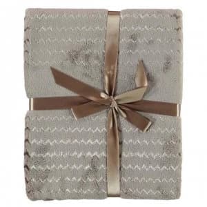 Linens and Lace Zigzag Throw - Mocha DNU