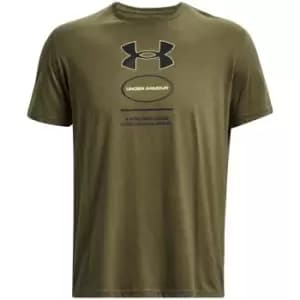 Under Armour M Branded GEL Stack SS - Green