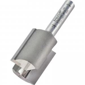 Trend Professional Two Flute Straight Router Cutter 19mm 25mm 1/4"