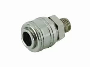 Silverline 237552 Euro Air Line Male Thread Quick Coupler 1/4" BSP