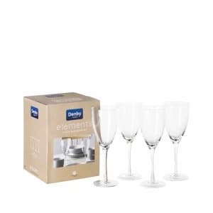 Denby Elements 4Pc Wine Glass