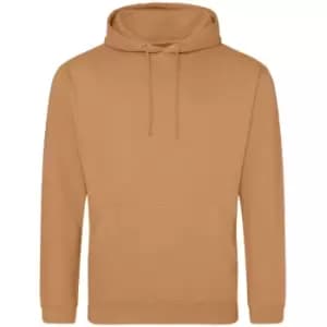 Awdis Unisex Adult College Hoodie (3XL) (Caramel Latte)