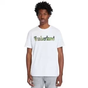 Timberland Kennebec River Logo T-Shirt For Men In White, Size L