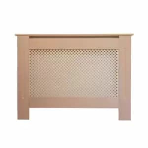 At Home Comforts Diamond Pattern Unpainted Radiator Cover Small