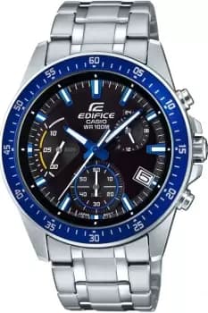 Mens Casio Edifice Retrograde Chrono Chronograph Watch EFV-540D-1A2VUEF