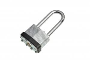 Wickes Laminated Long Shackle Padlock - 40mm