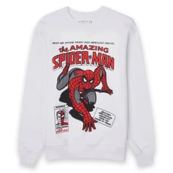 Marvel Spider-Man Alias Unisex Sweatshirt - White - L