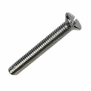 Zexum M3.5 X 35mm Nickel Plated Electrical Plug Socket Screws - 10 Pack