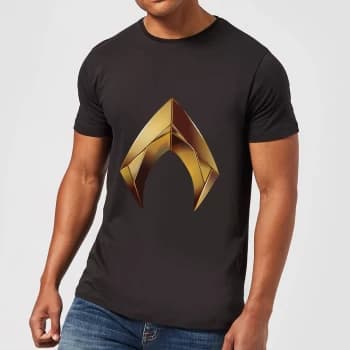 Aquaman Symbol Mens T-Shirt - Black - 3XL - Black