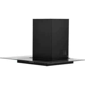 CDA EKN70BL 70cm Flat Glass Chimney Cooker Hood