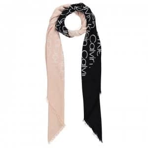 Calvin Klein Dressed Up Scarf - Nude/Black