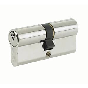 Yale P-ED4045-SNP Euro Profile Cylinder Lock - Nickel 45 x 10 x 40mm