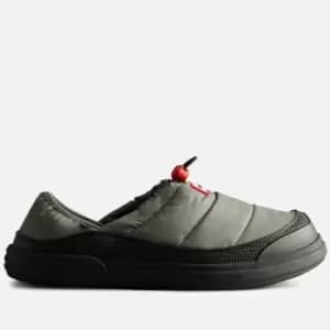 Hunter Mens In/Out Slippers - Urban Grey/Black - UK 10