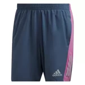 adidas Own the Run Shorts Mens - Wonder Steel / Pulse Lilac / R