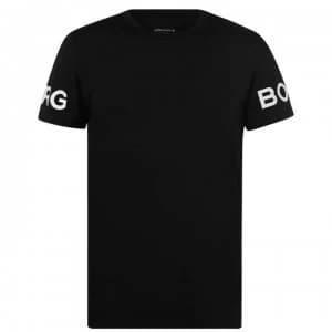 Bjorn Borg Sleeve Logo T Shirt - Black 90651
