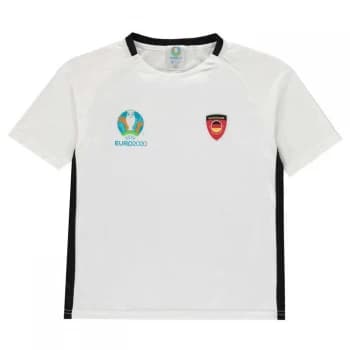 UEFA Euro 2020 Germany Poly Tee Juniors - White