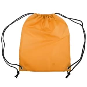 Shugon Stafford Plain Drawstring Tote Bag - 13 Litres (One Size) (Orange)
