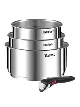Tefal Ingenio Emotion 4Pc Saucepan Set (16/18/20Cm Saucepans + Bakelite Handle)