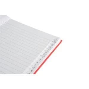 5 Star A5 Manuscript Book Casebound Ruled and Indexed 192 Pages Pack of 5