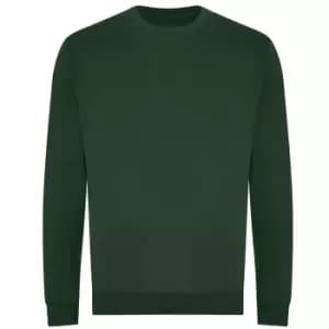 Awdis Mens Organic Sweatshirt (XXL) (Bottle Green)