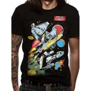 Star Wars - Comic Ships Mens Large T-Shirt - Black