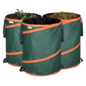 Pop Up Garden Waste Bag 3Pcs 165L